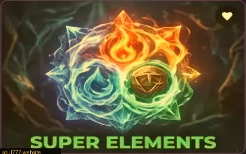 Super Elements slot banner at soul777